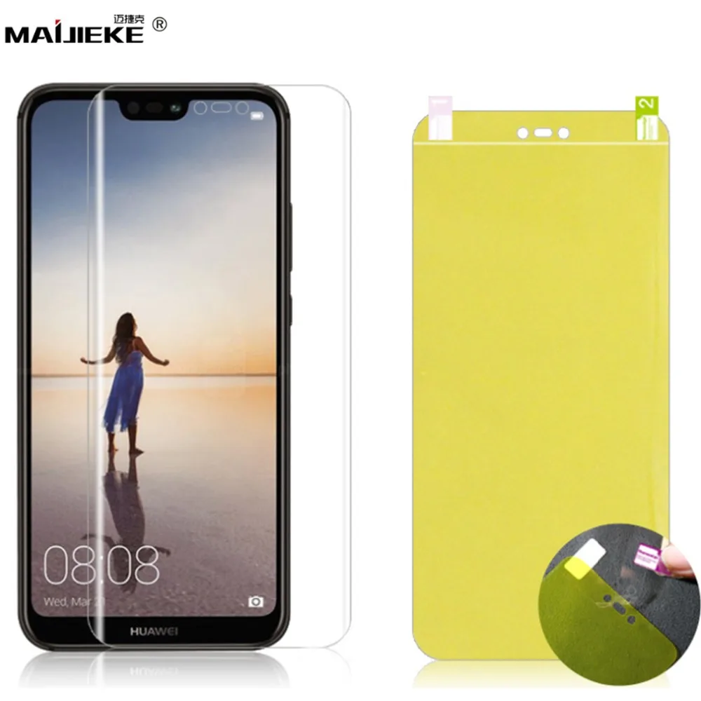 

Nano Full Coverage For Huawei P9 P8 P10 P 10 lite Hydrogel Screen Protector for Huawei Huawei P20 Lite Soft TPU Protective Film