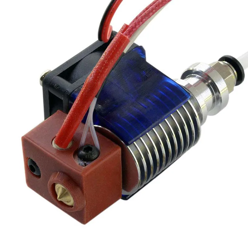 Все металлические V6 Hotend 1 75 мм Боуден экструдер для Prusa i3 Reprap 3D принтера|Детали и