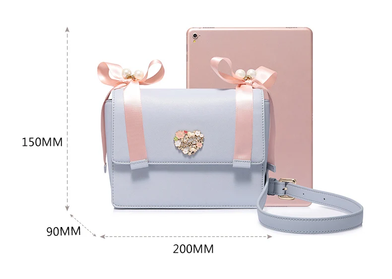 Just star women leather messenger bag 8