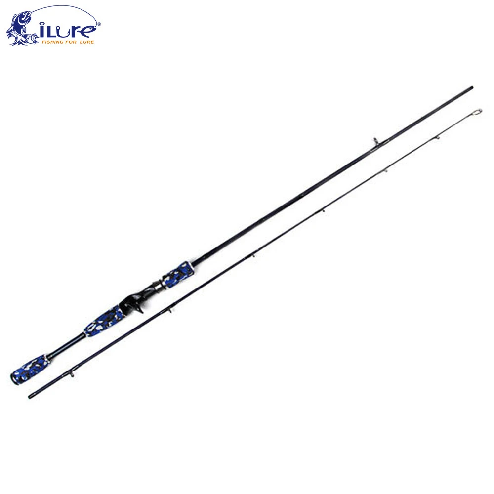 

iLure MC 1.98M Camouflage Fishing Baitcasting Rod ML Power Fast Action Bait Casting Rod 2 Segments
