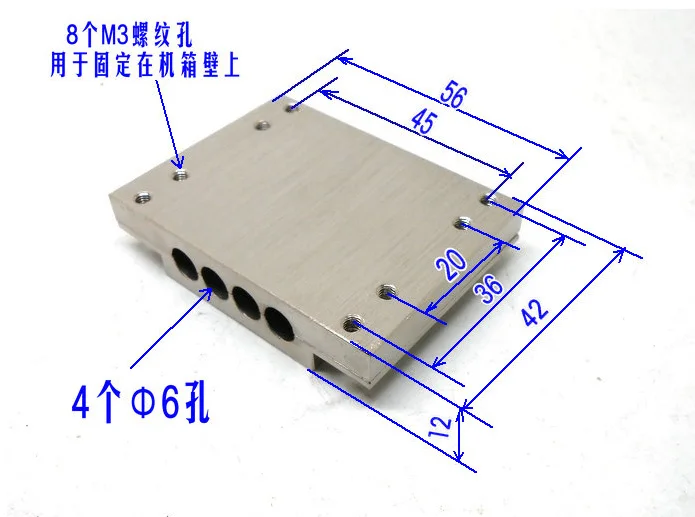 Бесплатная доставка 1155 1150 270 мм тепловая трубка радиатор DIY комплекты сочетаются с все алюминиевое шасси построить Mute компьютер Процессор