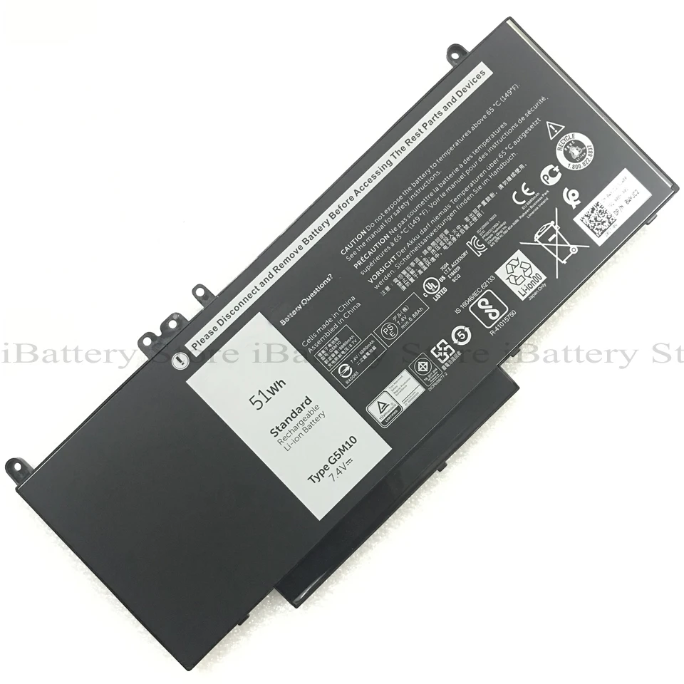 Натуральная G5M10 Батарея для Dell Latitude E5250 E5450 E5470 E5550 E5570 0WYJC2 8V5GX