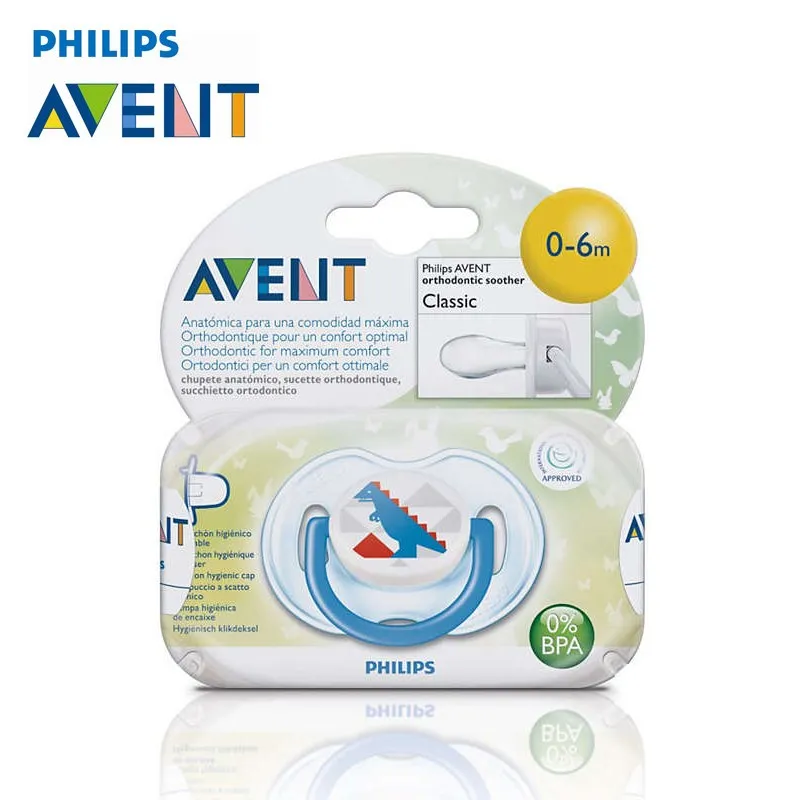 AVENT 1 шт. Силиконовая пустышка для сосков детская Ортодонтические соски малышей