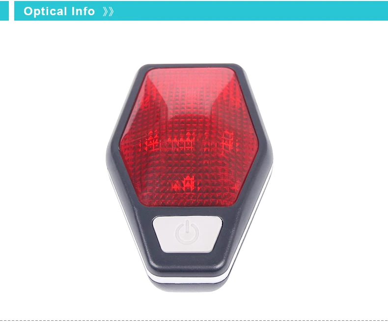 Sale Deemount Bike Tail Light Bike Seat Post Visual Warning Lamp Rear Back Safety Lantern Seat Post Mount Battery Type 3