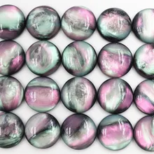 14 мм 16 мм 18 мм 3 размера стиль 20 шт./лот Черная оболочка цвет плоская задняя Смола Кабошоны Камея