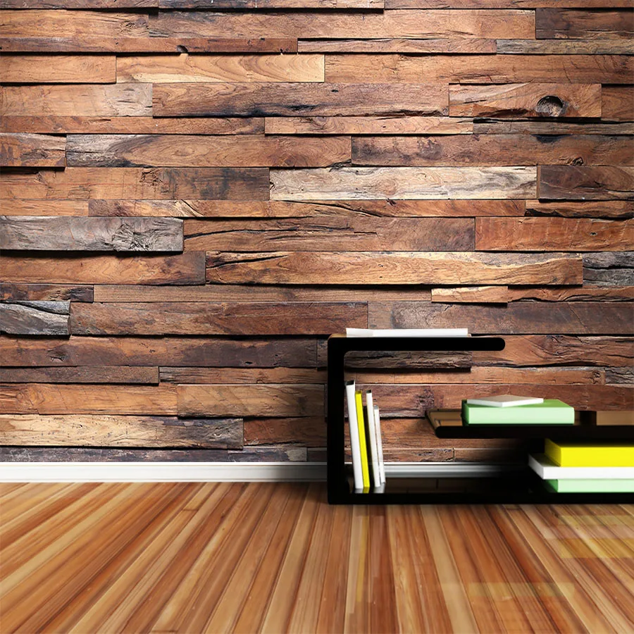 

8d Silk Wallpaper Wall Paper Papers Home Deor 3d Mural Wallpapers for Living Room Wood Bedroom TV Self Adhesive Murals Rolls