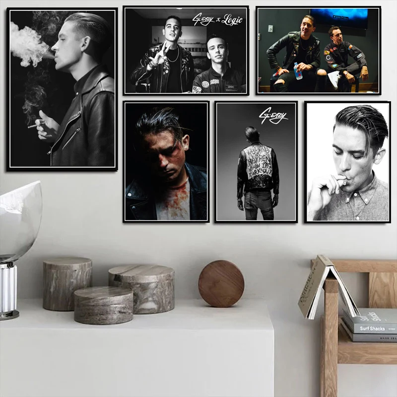 

G-Eazy Halsey Pop Rap Music Art Poster Canvas Painting Wall Picture Home Decor Posters and Prints