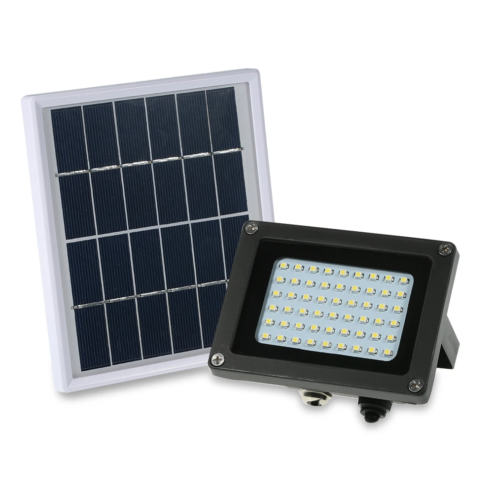 Solar Ed Floodlight Smart Remote Control 54 Led Lights Remote Control 54 Led Solar Lights