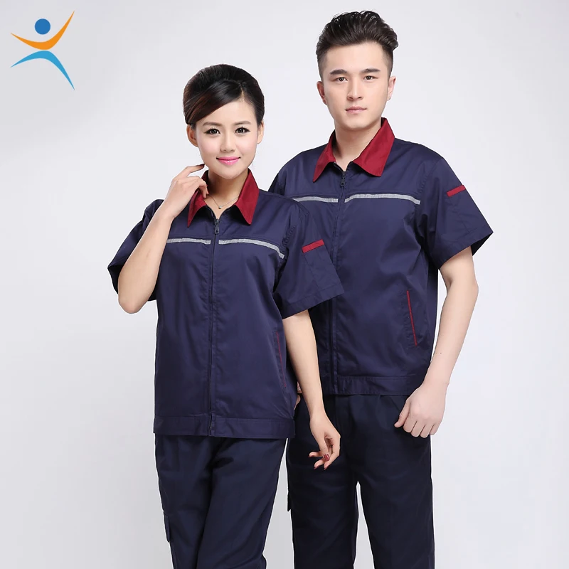 Unisex Uniform Short Sleeve Tops and 