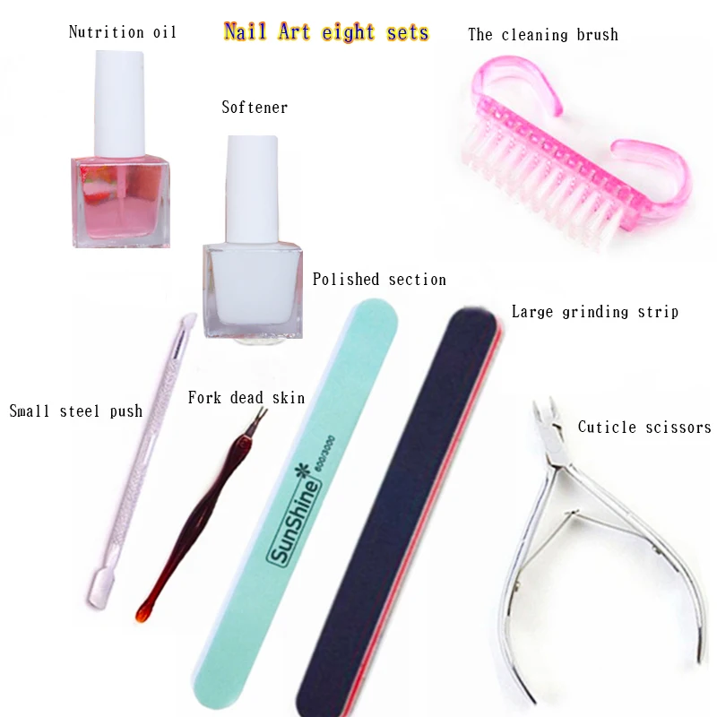 ManicureToolSuite8nailpolishnursingarticlepolishedfiling
