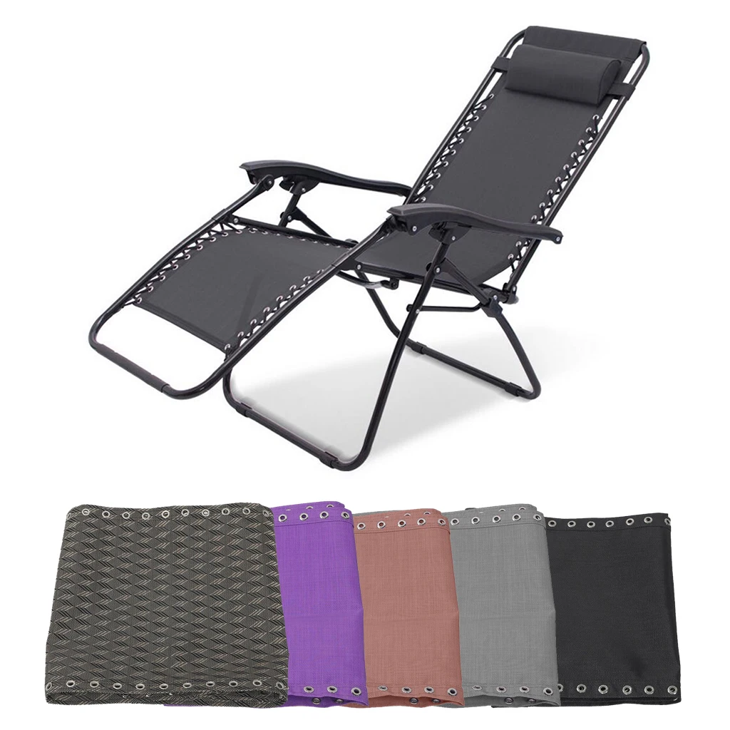 Универсальная сменная тканевая ткань для кресла с нулевой гравитацией, кресла для патио, кресла для отдыха, кресла со всеми стандартными слингами 63x17 дюймов