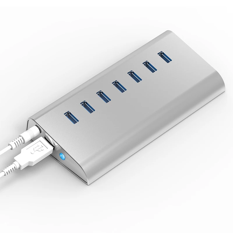 Prix pour Hub usb 3.0 7 port avec dc chargeur plug commutateur multiple usb splitter aluminium usb-hub peignes pour ordinateur portable/tablet blueendless h701u3 Prix pour Hub usb 3.0 7 port avec dc chargeur plug commutateur multiple usb splitter aluminium usb-hub peignes pour ordinateur portable/tablet blueendless h701u3