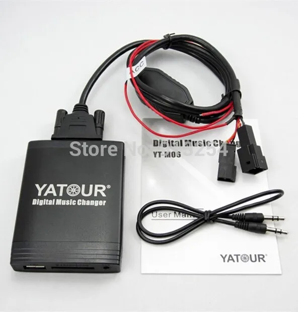 Yatour Digital Music Changer MP3 + USB SD AUX Аудио Интерфейс Адаптер Blaupunkt Для X3 X5 E53 3 серия 5