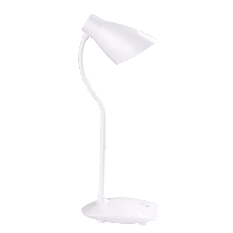 

Newest Adjustable Brightness LED Desk Lighting Reading Home Office Flexible Neck Desk Lamp USB Rechargeable