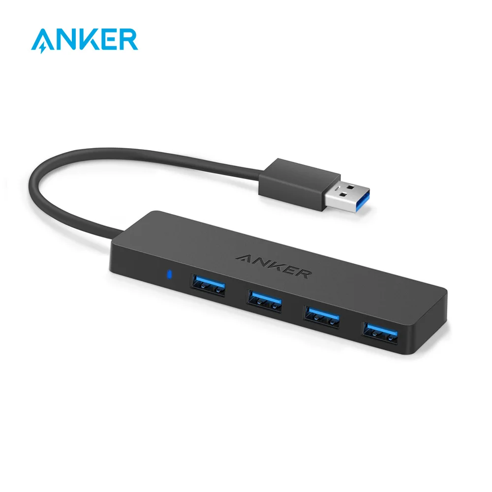 Anker 4 Порты и разъёмы USB 3 0 Ultra Slim центр данных для Macbook Mac Pro/mini iMac Surface Pro XPS ноутбук