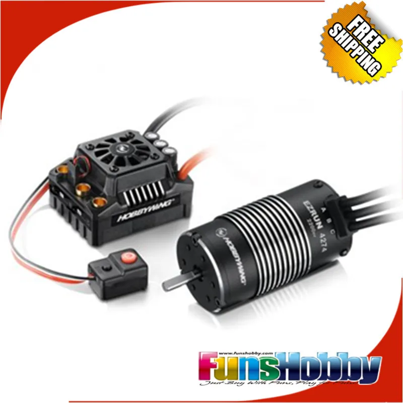 Водонепроницаемый контроллер скорости Hobbywing 4274 KV2200 Motor & EZRUN Max8 V3 150A ESC Combo Max8/XT90 Plug