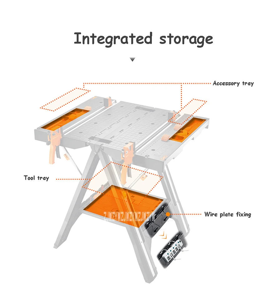 WX051 Многофункциональный верстак складной Рабочий стол высокого качества нескользящий деревообрабатывающий стол портативный бытовой Рабочий стол
