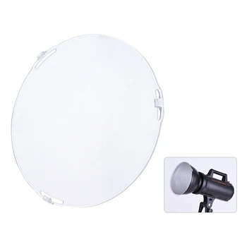 

Photo Studio Portable 18.5cm Frosted-Surface Diffuser Plate for Bowens Mount 7" Standard Reflector Lamp Shade