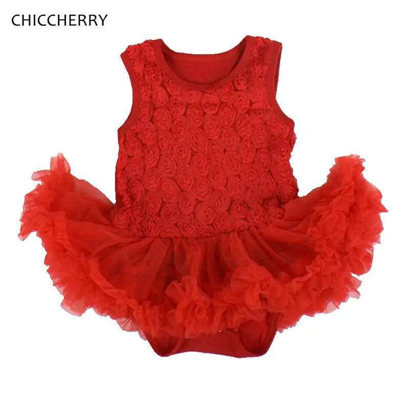 3D Rose Flower Black Baby Lace Romper Dress Summer Style Body Bebe Roupas Infantil New Born Baby Girl Rompers Toddler Clothes