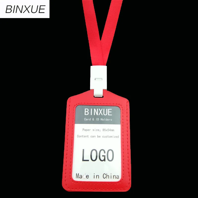 BINXUE Cover Card & ID Holders,Work card,identification tag badge