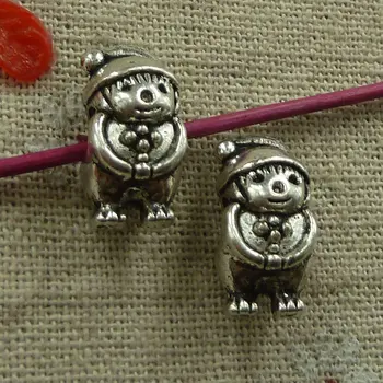 

60 pieces tibetan silver boy spacers 18x9mm #2667