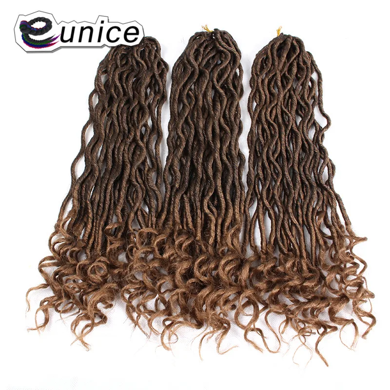 Faux Locs Curly Heat Resistant Synthetic Hair Extensions (23)