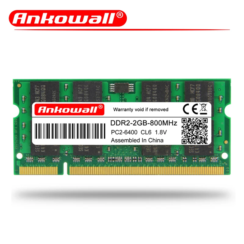 

DDR2 2GB RAM For Laptop Notebook PC2-6400 800MHz 667MHz Sodimm Memory 200Pin 1.8v Low Power Consumption