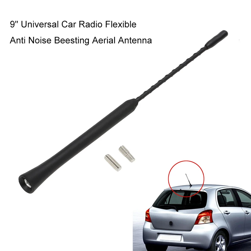 9" 16'' Universal Car Radio Flexible Anti Noise Beesting Aerial Antenna