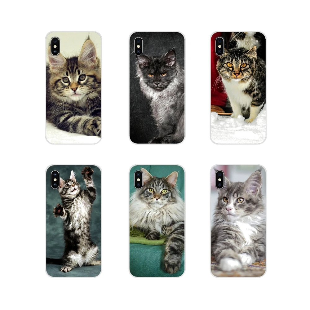 Чехол для мобильного телефона Xiaomi Redmi Note 6A MI8 Pro S2 A2 Lite Se MIx 1 Max 2 3 Oneplus 6T pet maine coon cat