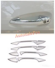 Chrome дверные ручки крышки Накладка для Mercedes Benz E Class W212 E200 e250 2010-2015
