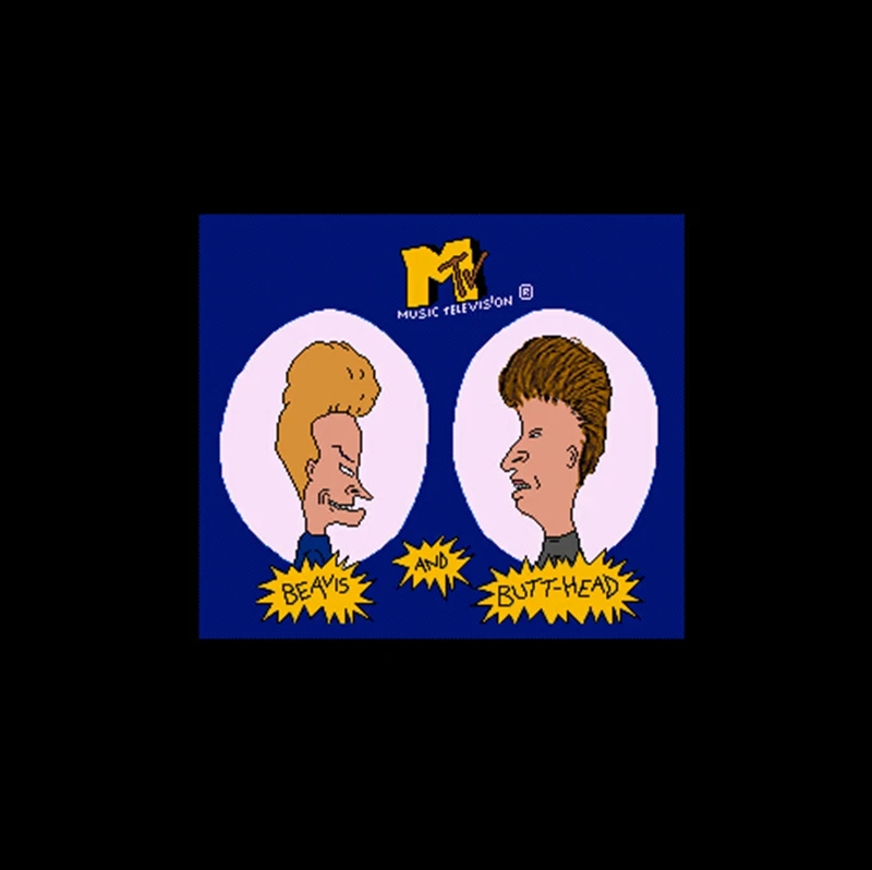 Beavis E Butt-Head 16 Bit Big Grey Game Card Per Ntsc Game Player Drop Shipping