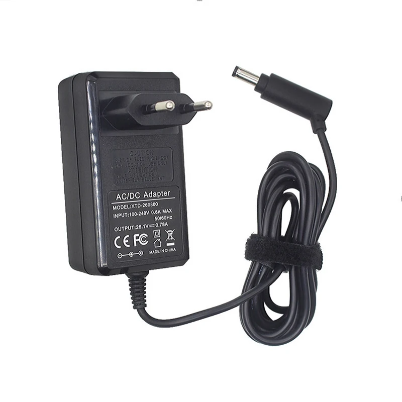 Адаптер для зарядки с вилкой EU DC 26,1 V/0.78A для Dyson V8 V7 V6 DC58 DC59 DC61 DC62 DC74 пылесос для замены Зарядного устройства