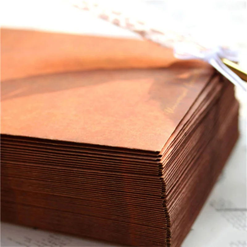 

Coloffice Vintage envelope 50PCS/lot creative kraft paper envelopes DIY Decorative Envelope Small Paper school office supplies