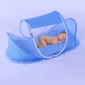 

2016 Hot Sale Cute Baby Mosquito Net Portable Type Comfortable Babies Pad Sealed Mosquito Net Lowest Price Collapsible WZ001