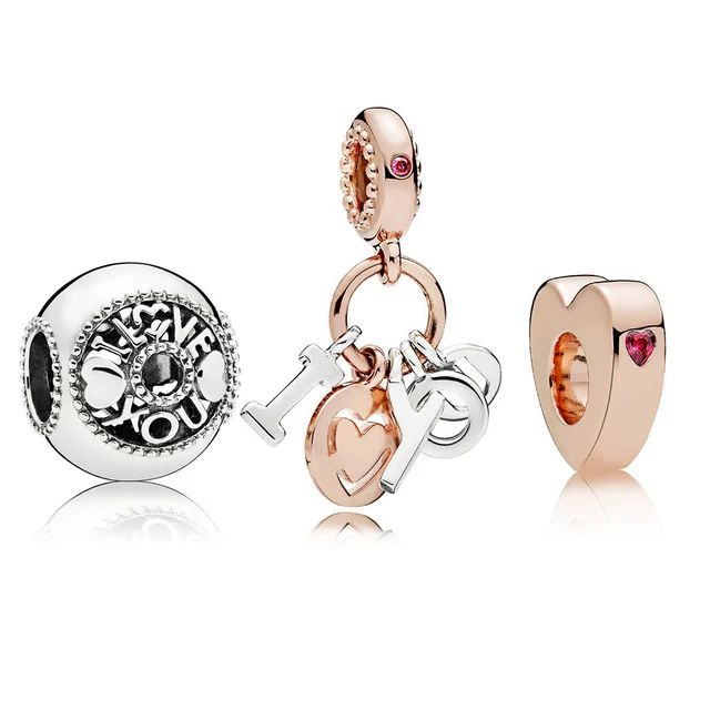 

Kristie 100% 925 sterling silver 2018 new romantic love charisma beads for DIY bracelet bracelet silver jewelry gift
