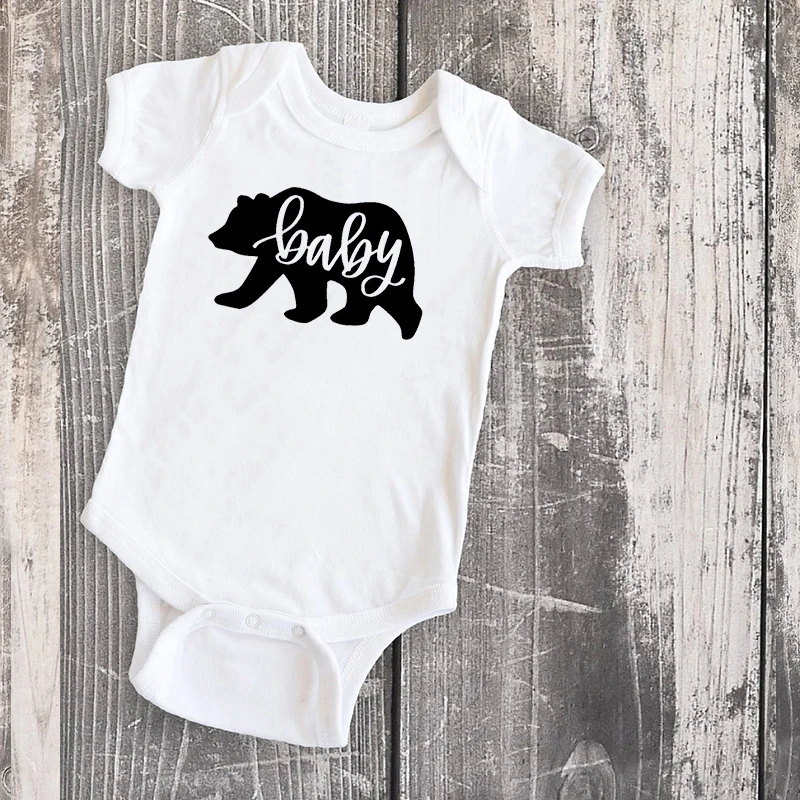 

matching outfits mama bear tops mommy and daughter matching clothes family tees 2019 tshirt baby big sister little sister cute