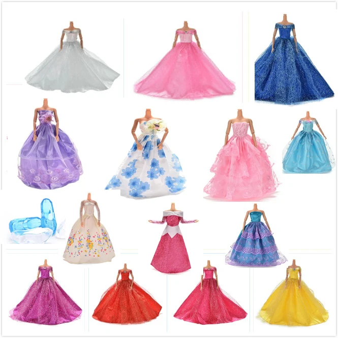 

2019 Newest Doll Dress Beautiful Outfit Handmade Party Clothes Top Fashion Skirt For Doll Best Child Girls'Gift