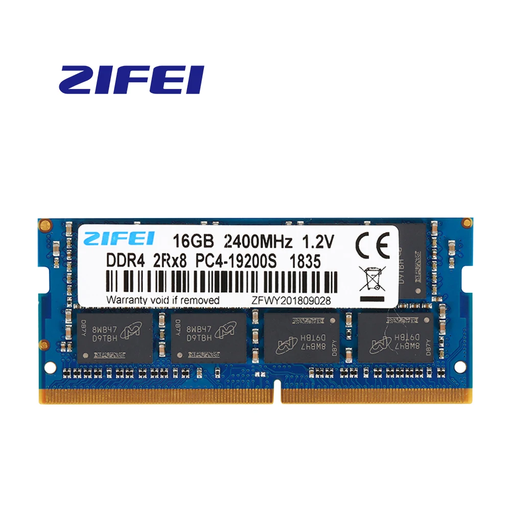 Скидка ZiFei оперативная Память DDR4 4 ГБ 8 ГБ 16 ГБ 2133 МГц 2400 МГц 2666 МГц 260Pin SO DIMM модуль памяти для ноутбука