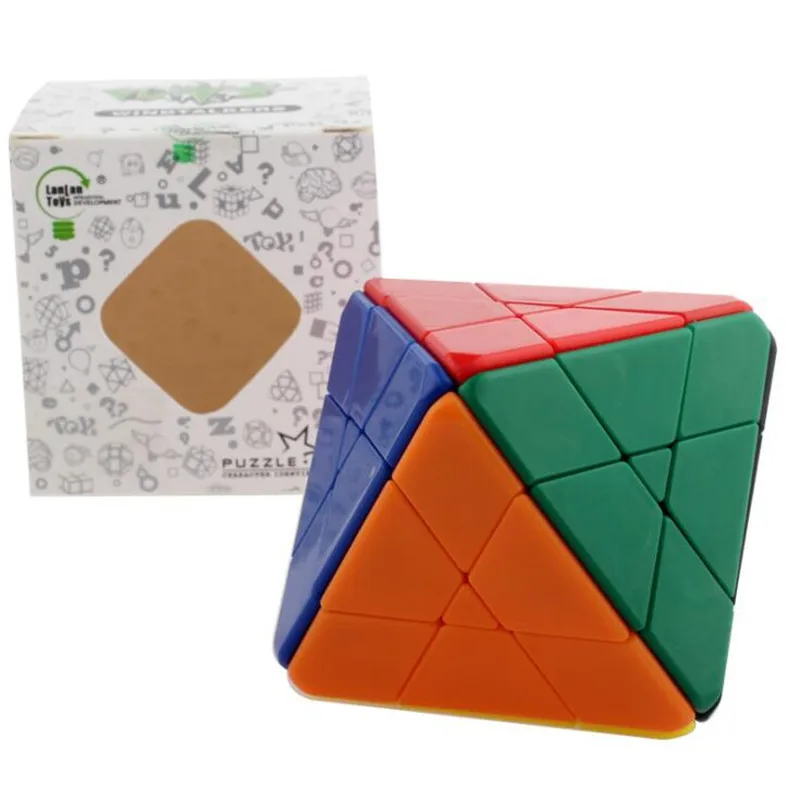 

4x4x4 Octahedron Magic Cube without stickers Colorful Puzzle Cube Toy