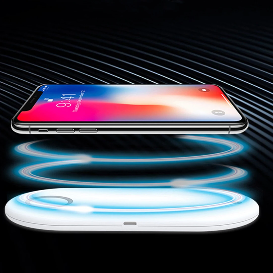 Быстрый 3 в 1 Беспроводной Зарядное устройство для iphone 8 Plus X Xr XS Max для AirPods для Android samsung S7 S8 S9