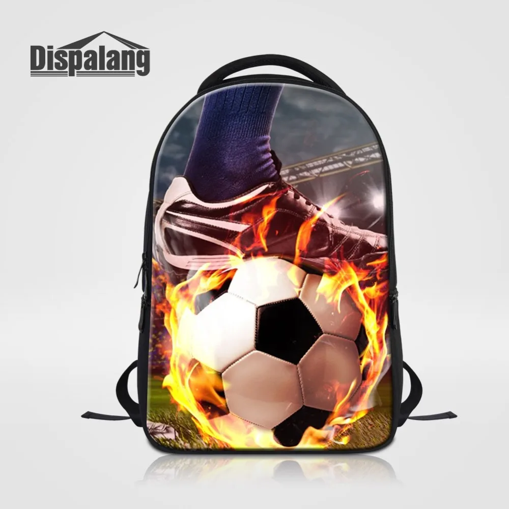 

Men's Cool Laptop Backpack For Traveling Footballs Basketballs Printing School Bag Bookbag For Teenagers Rucksack College Rugtas