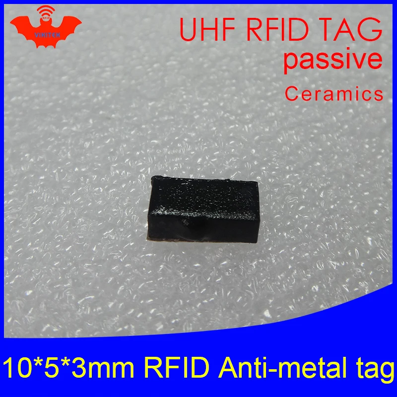 Uhf Rfid Tag In Metallo 915M 868Mhz Alien Higgs3 Epcc1G2 6C 10*5*3Mm Molto Piccolo Rettangolo Di Ceramica Smart Card Rfid Passivo Tag