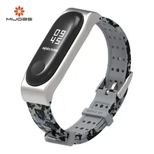 Mijobs mi band Three Bracelet Strap Bracelet Vogue youth Strap Wristband Alternative Good Band Equipment For xiaomi Mi Band 3