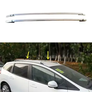 

2PCS Silvery Top Roof Rack Rail Mount Aluminum For HONDA Jade 2013-2016