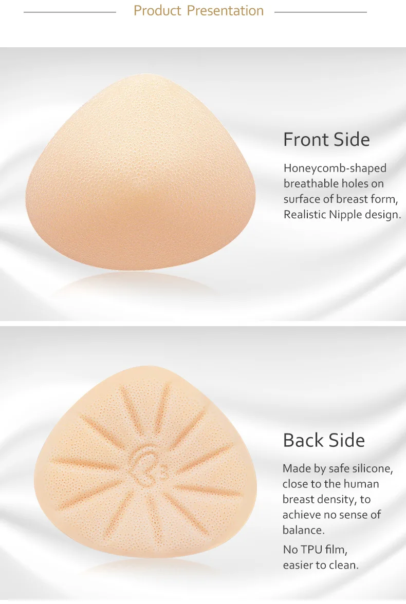 Komaynaly Fullbore False Breasts Lightweight Silicone Mastectomy Bras for Breast Cancer,Mastectomy Patient,Breast Crosscutting (7)