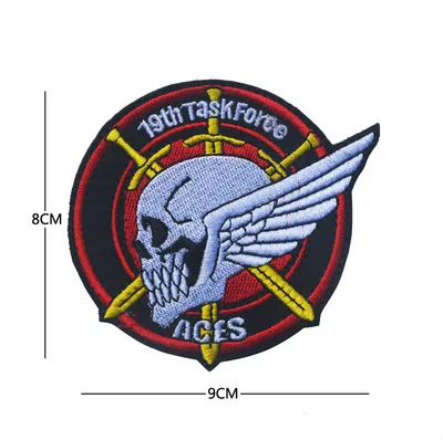 Спецназ спецназ черный спецназ зона полета тест эскадрилья бомба кошки USAF патчи тактический боевой дух армейский значок аппликация Военный Патч - Цвет: 8