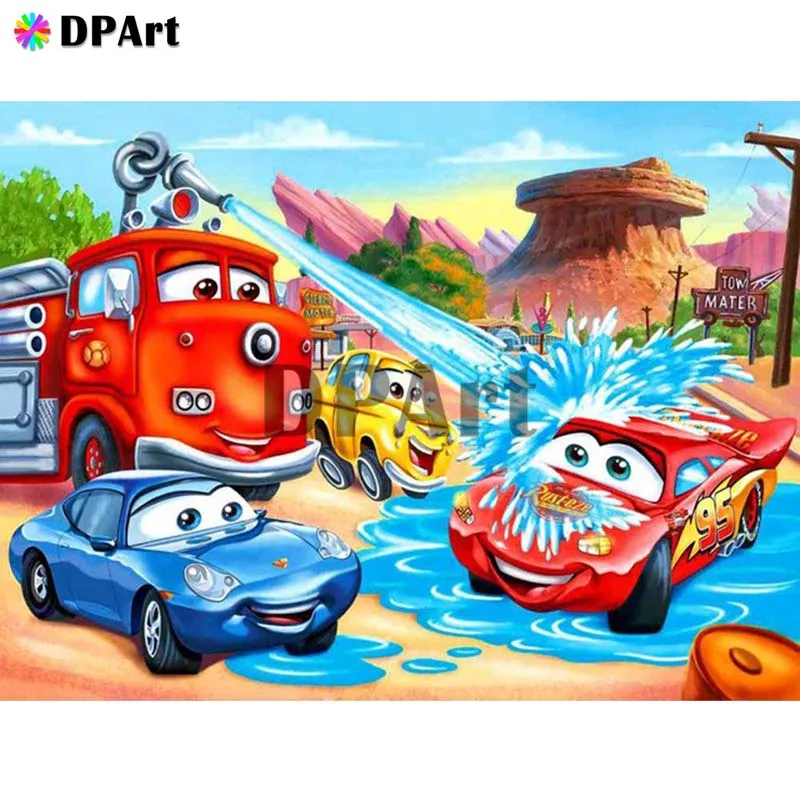 

Diamond Painting 5D Full Square/Round Drill Cartoon Car Daimond Embroidery Painting Cross Stitch Mosaic Crystal Picture M849