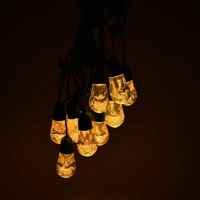 12led String Light Ip65 Solar Fairy Lights Warm White 7colors 12led String Light Ip65 Solar Fairy Lights Warm White 7colors For Christmas Outdoor Bulb