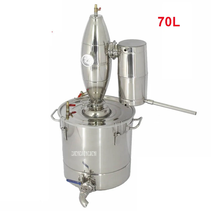 70L DIY Home Distiller 304 Stainless Steel Wine Brewing Machine Alcohol