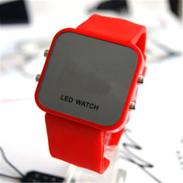 Fashion Men Women Casual Sports Bracelet Watches White LED Electronic Digital Ca Fashion Men Women Casual Sports Bracelet Watches White LED Electronic Digital Ca
